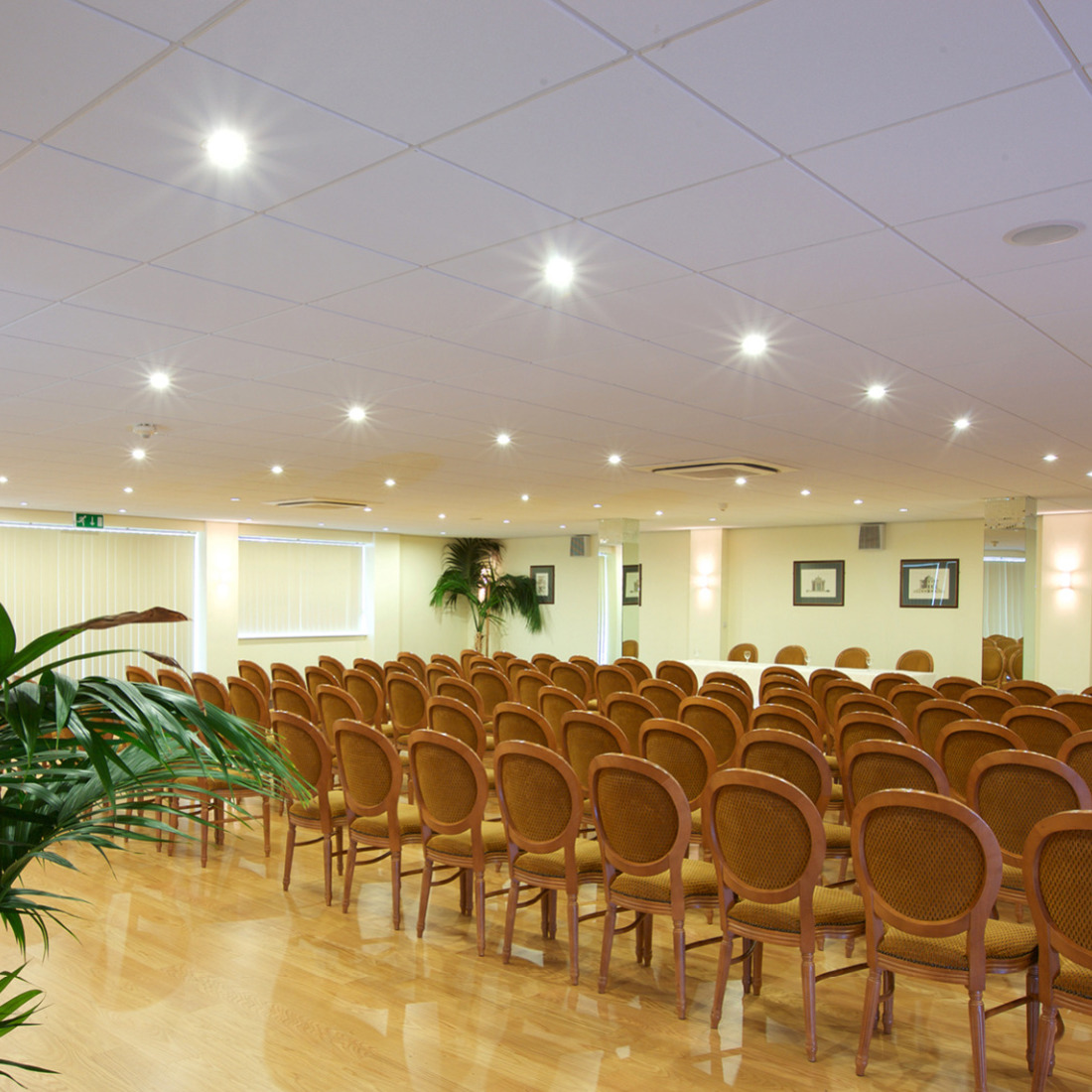 Conference layout in the Livermead Cliff Hotel